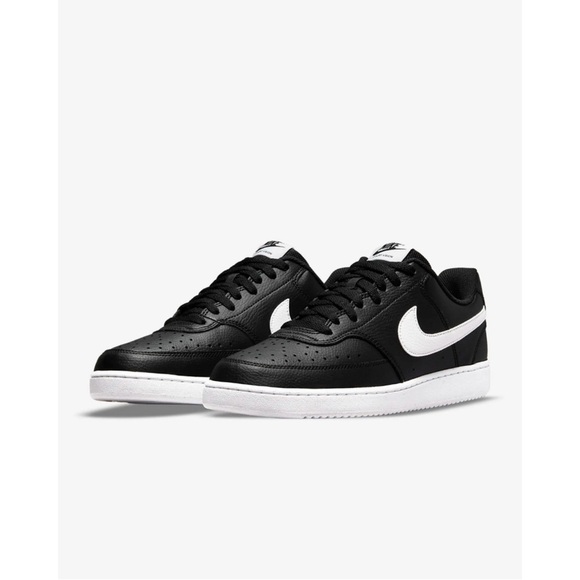 EUC - Nike Court Vision Low Next Nature -  Black - Size 11 - Picture 1 of 5